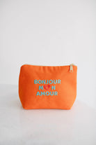 Bonjour Mon Amour Kozmetik & Seyahat Çantası – Turuncu