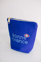Bonne Chance Kozmetik & Seyahat Çantası – Saks Mavisi