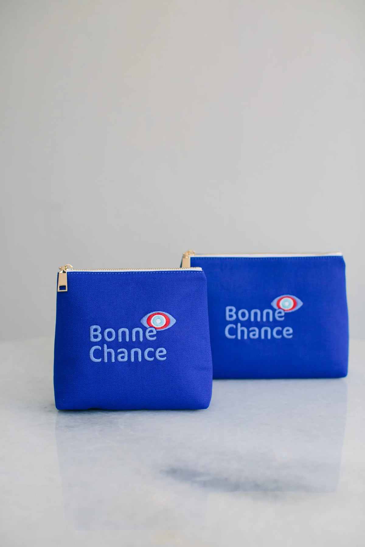 Pure Paris-Bonne Chance Kozmetik & Seyahat Çantası – Saks Mavisi-Makyaj Çantası-9-Milagron.com