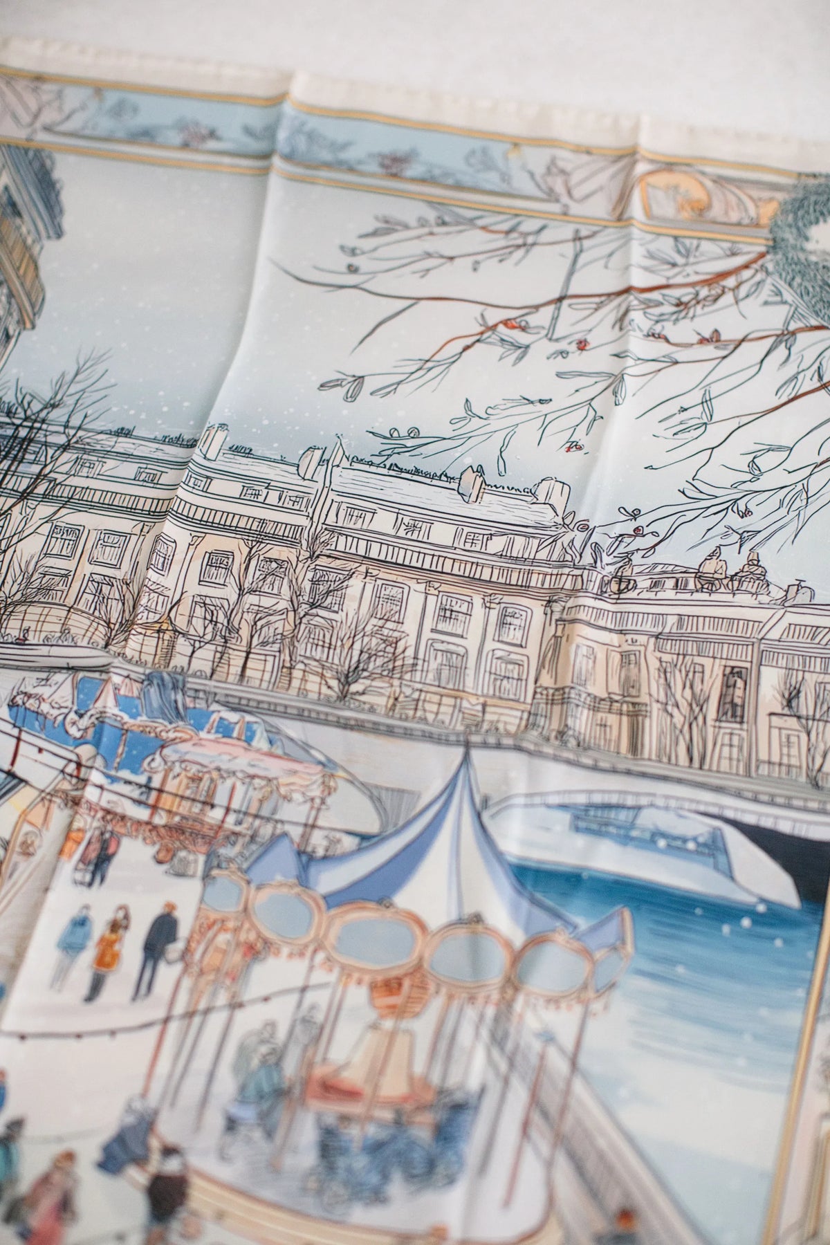Pure Paris-Carrousel D’Hiver İpek Fular-Şal & Fular-2-Milagron.com
