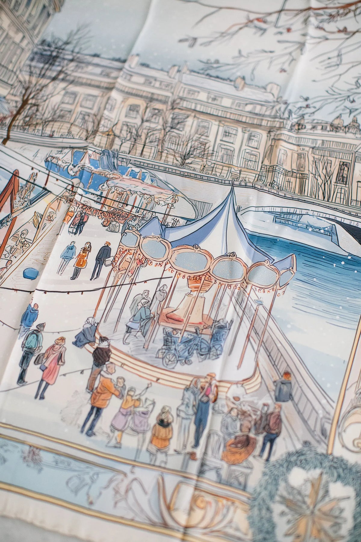 Pure Paris-Carrousel D’Hiver İpek Fular-Şal & Fular-3-Milagron.com