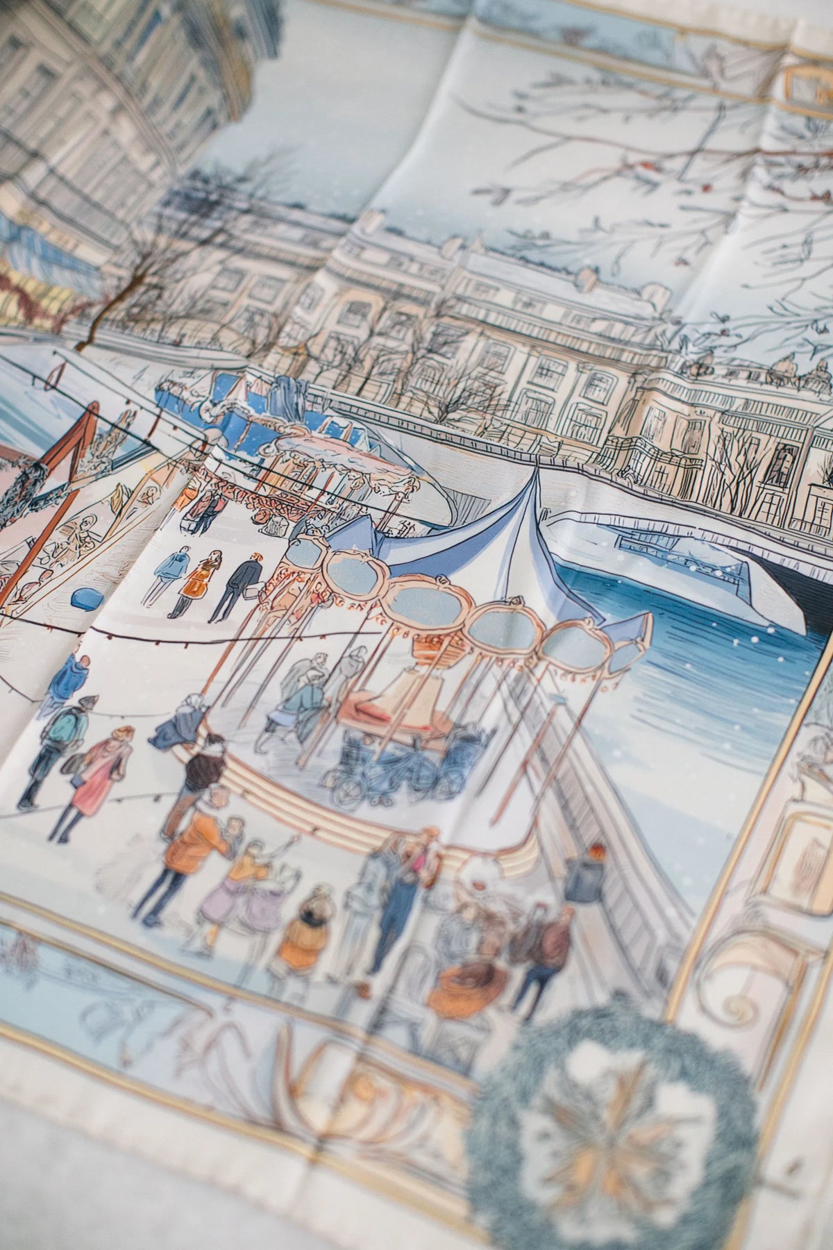 Pure Paris-Carrousel D’Hiver İpek Fular-Şal & Fular-4-Milagron.com