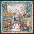 Pure Paris-Carrousel De Noël İpek Fular-Şal & Fular-1-Milagron.com