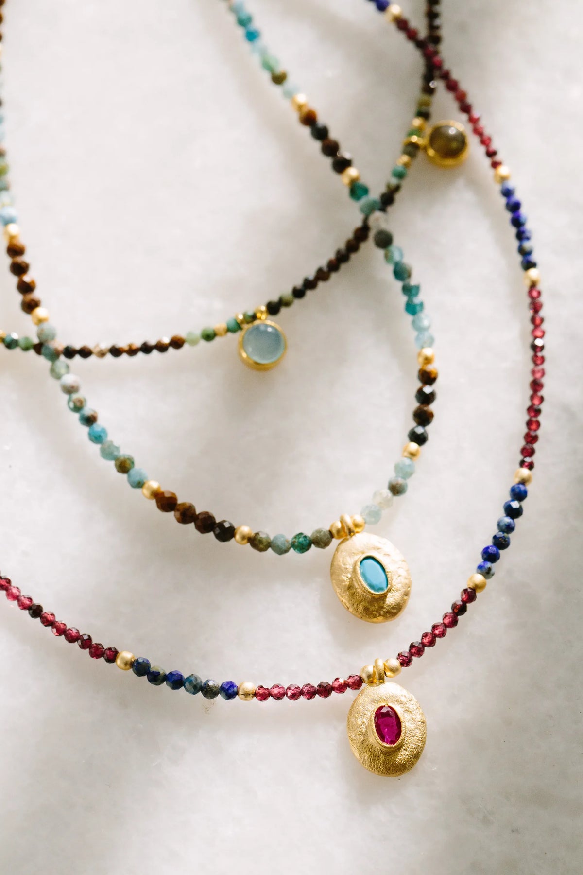 Elena Aventurin Kolye - Turquoise