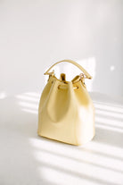 Pure Paris-Grand Bonbon Soleil Çanta - Butter Yellow-El Çantası-5-Milagron.com
