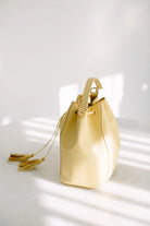 Pure Paris-Grand Bonbon Soleil Çanta - Butter Yellow-El Çantası-6-Milagron.com