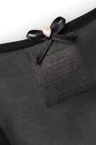 Pure Paris-Helene İpek Şifon Sabahlık - Siyah-Sabahlık-3-Milagron.com