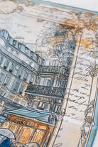 Pure Paris-La Rue Romantique De Paris İpek Fular-Şal & Fular-2-Milagron.com
