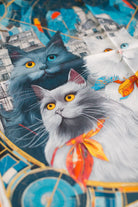 La Ville Des Chats İpek Fular 