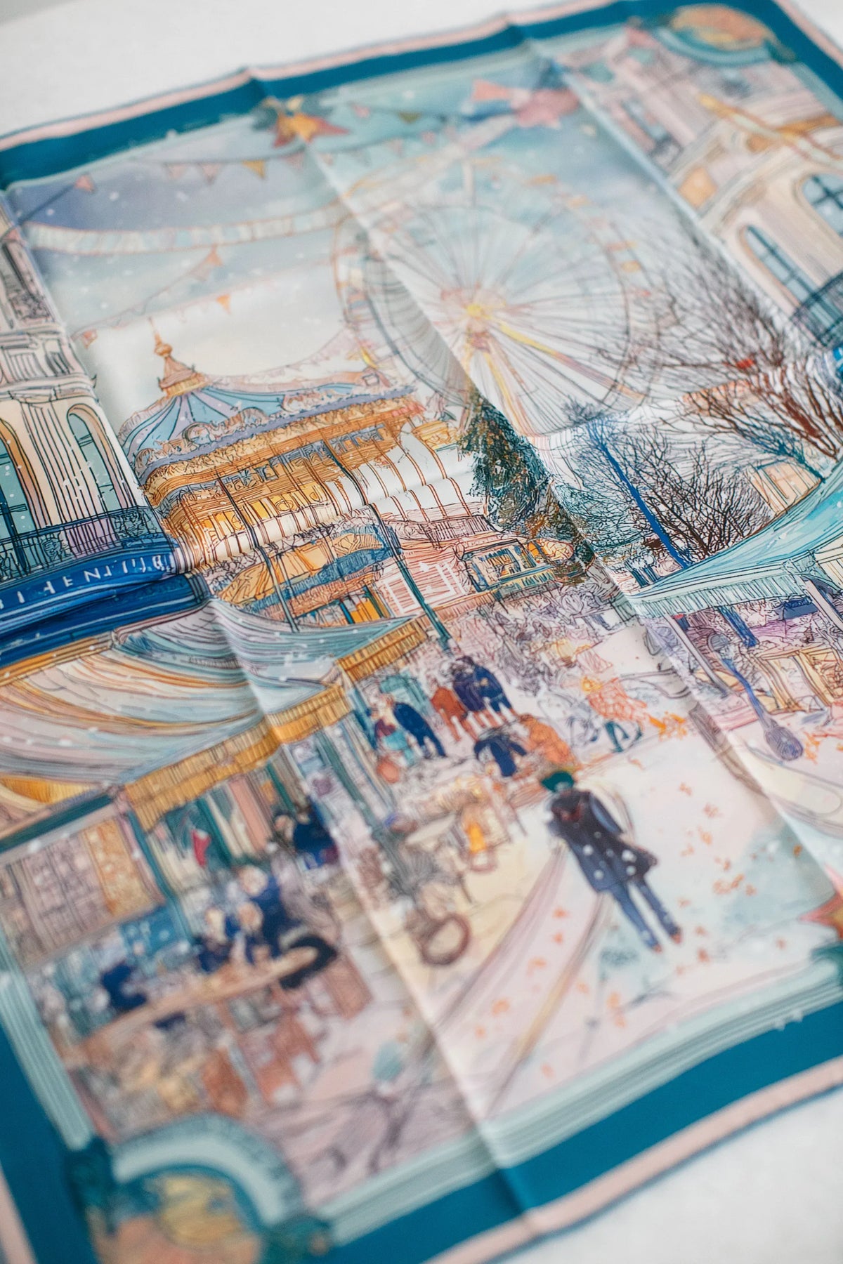 Pure Paris-Le Carrousel Magique İpek Fular-Şal & Fular-3-Milagron.com