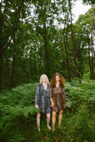 Pure Paris-Leopar Mini Elbise - Gri-Elbise-4-Milagron.com