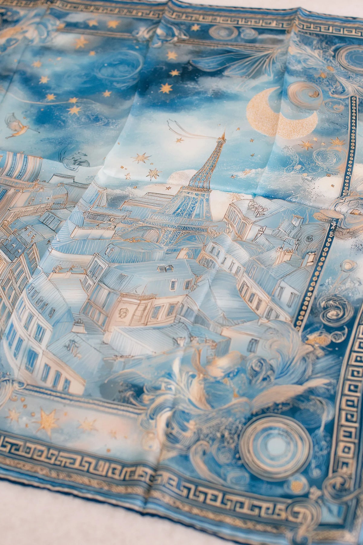 Pure Paris-Lune Et Toits İpek Fular-Şal & Fular-2-Milagron.com