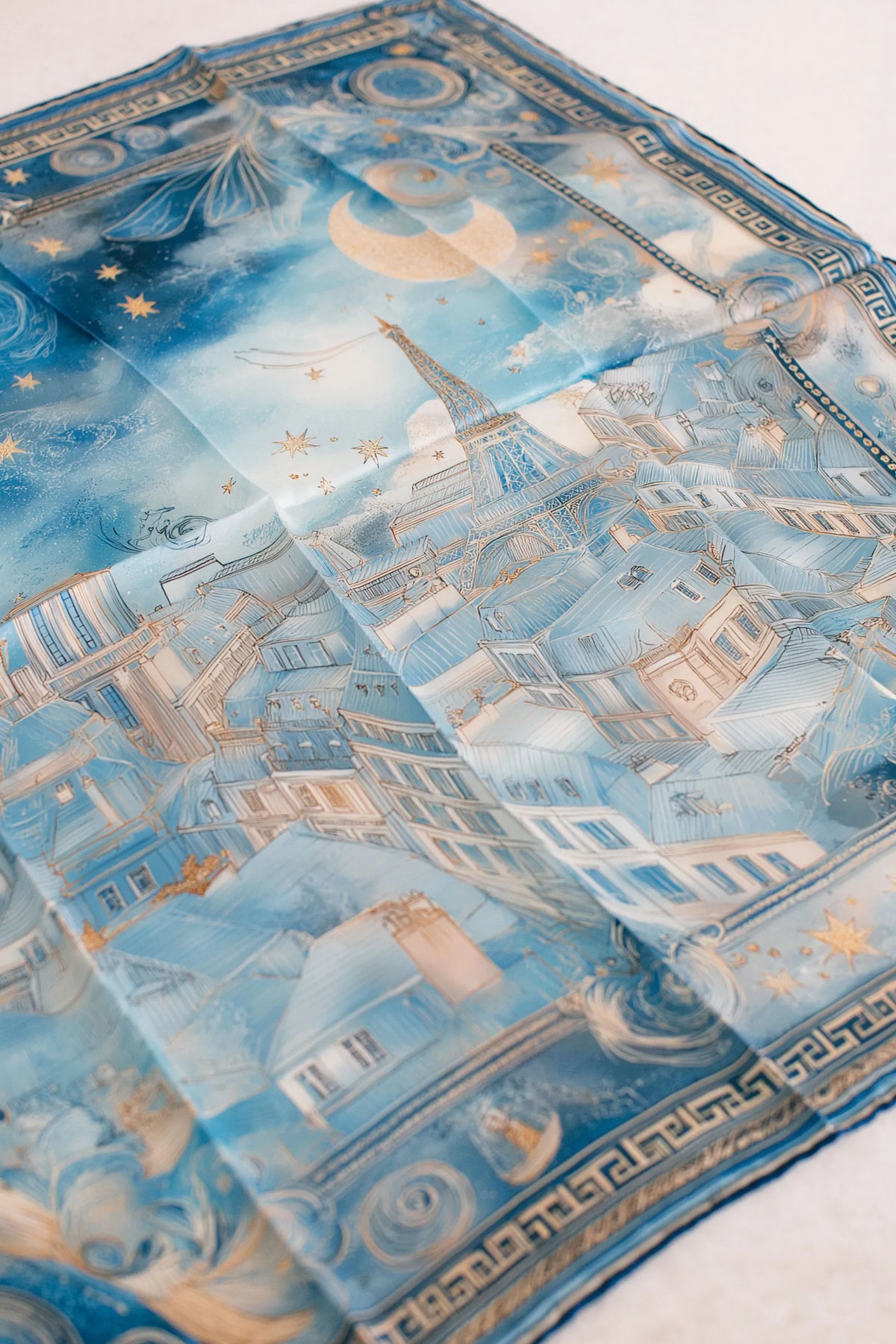 Pure Paris-Lune Et Toits İpek Fular-Şal & Fular-3-Milagron.com