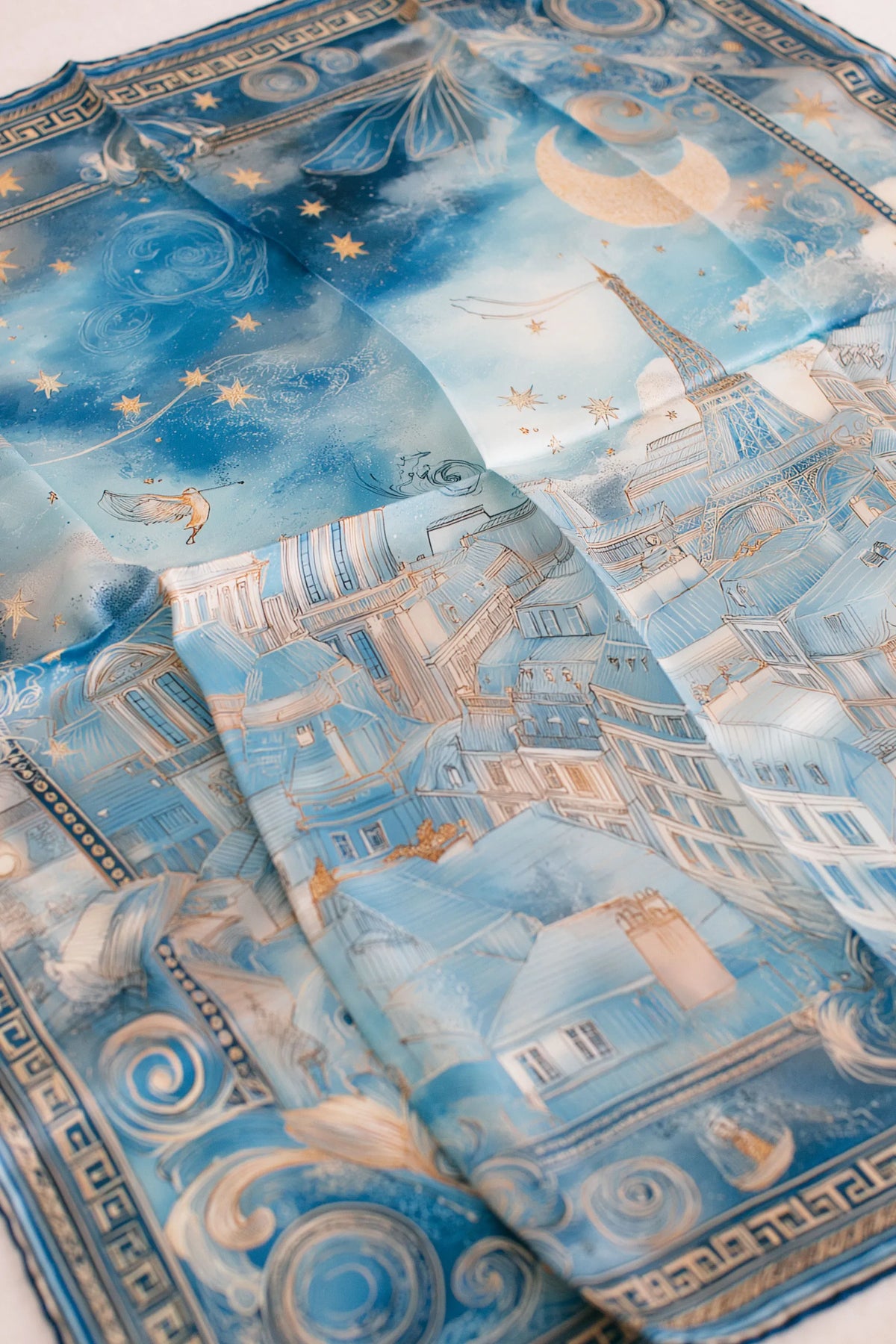 Pure Paris-Lune Et Toits İpek Fular-Şal & Fular-6-Milagron.com