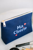 Pure Paris-Ma Chérie Kozmetik & Seyahat Çantası – Lacivert-Makyaj Çantası-11-Milagron.com