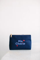 Pure Paris-Ma Chérie Kozmetik & Seyahat Çantası – Lacivert-Makyaj Çantası-7-Milagron.com