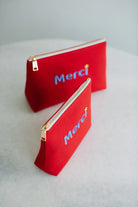 Pure Paris-Merci Kozmetik & Seyahat Çantası – Kırmızı-Makyaj Çantası-5-Milagron.com