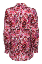 Pure Paris-Pink Bouquet Şort Gömlek Takım-Alt - Üst Takım-2-Milagron.com