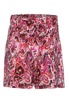 Pure Paris-Pink Bouquet Şort Gömlek Takım-Alt - Üst Takım-3-Milagron.com