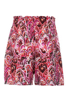 Pure Paris-Pink Bouquet Şort Gömlek Takım-Alt - Üst Takım-4-Milagron.com