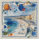Promenade De Nice İpek Fular 