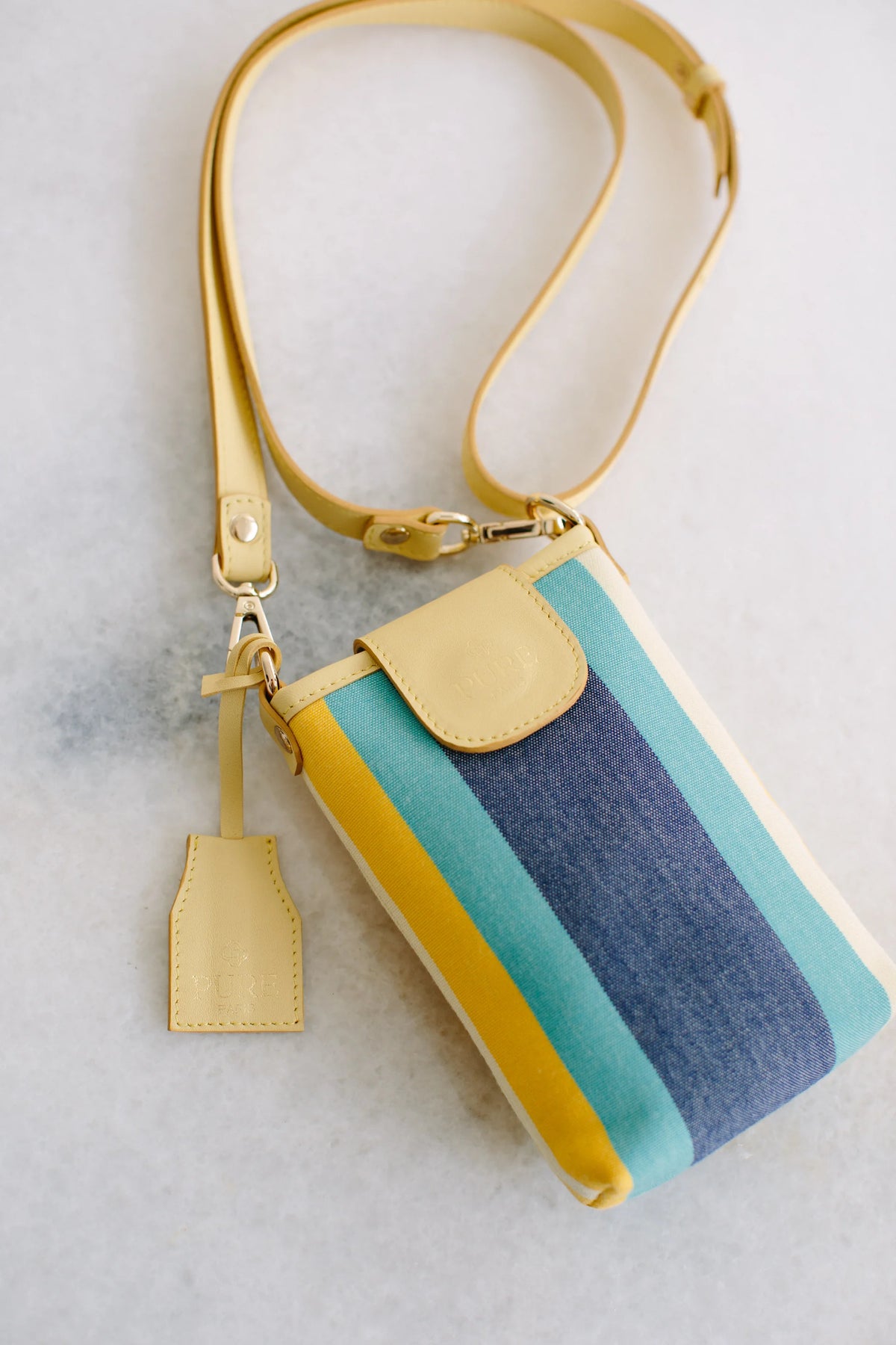Pure Paris-Resort Phone Bag – Sunrise Blue-Telefon Çantası-2-Milagron.com