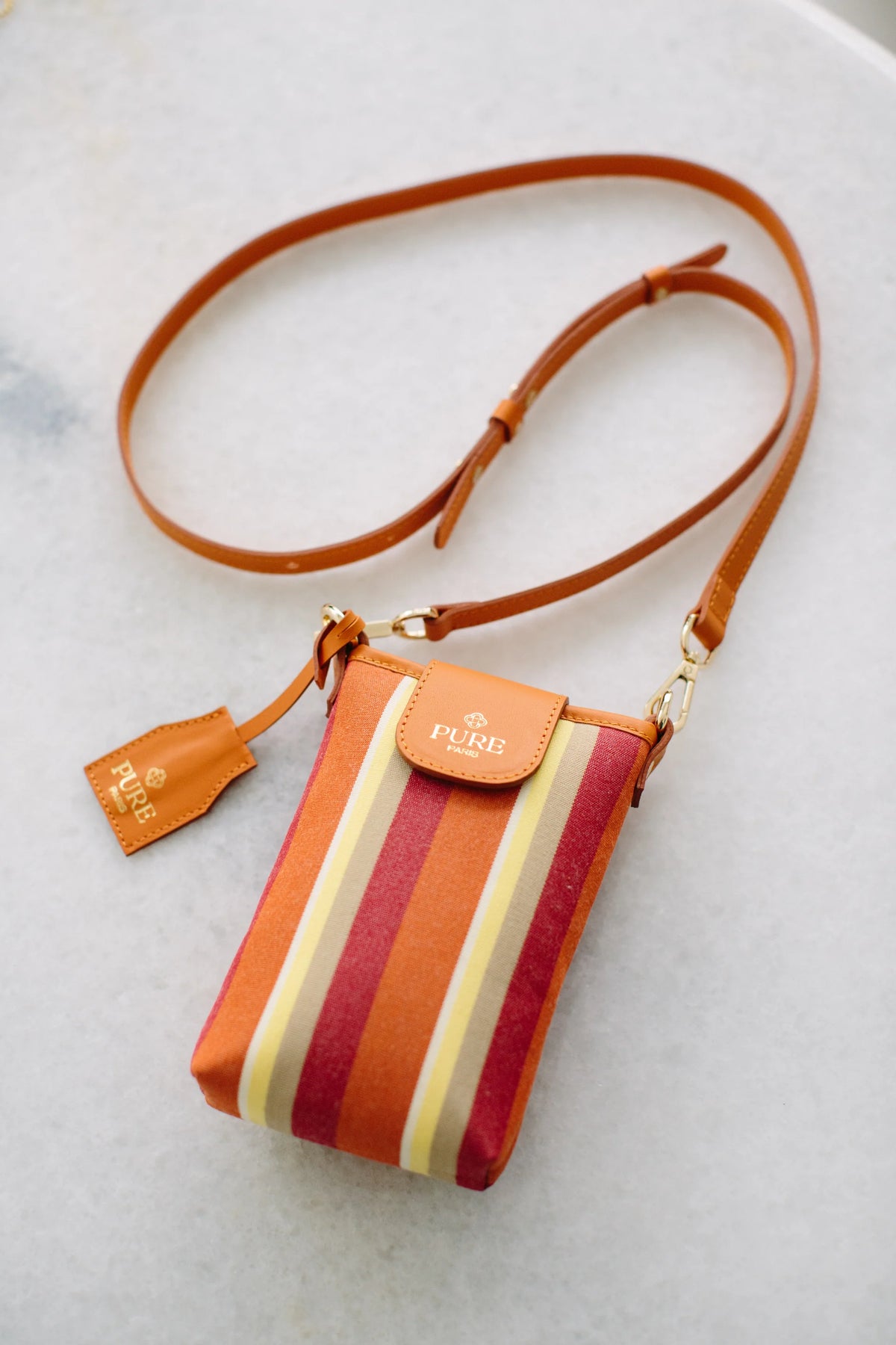 Pure Paris-Resort Phone Bag – Sunset Mauve-Telefon Çantası-7-Milagron.com
