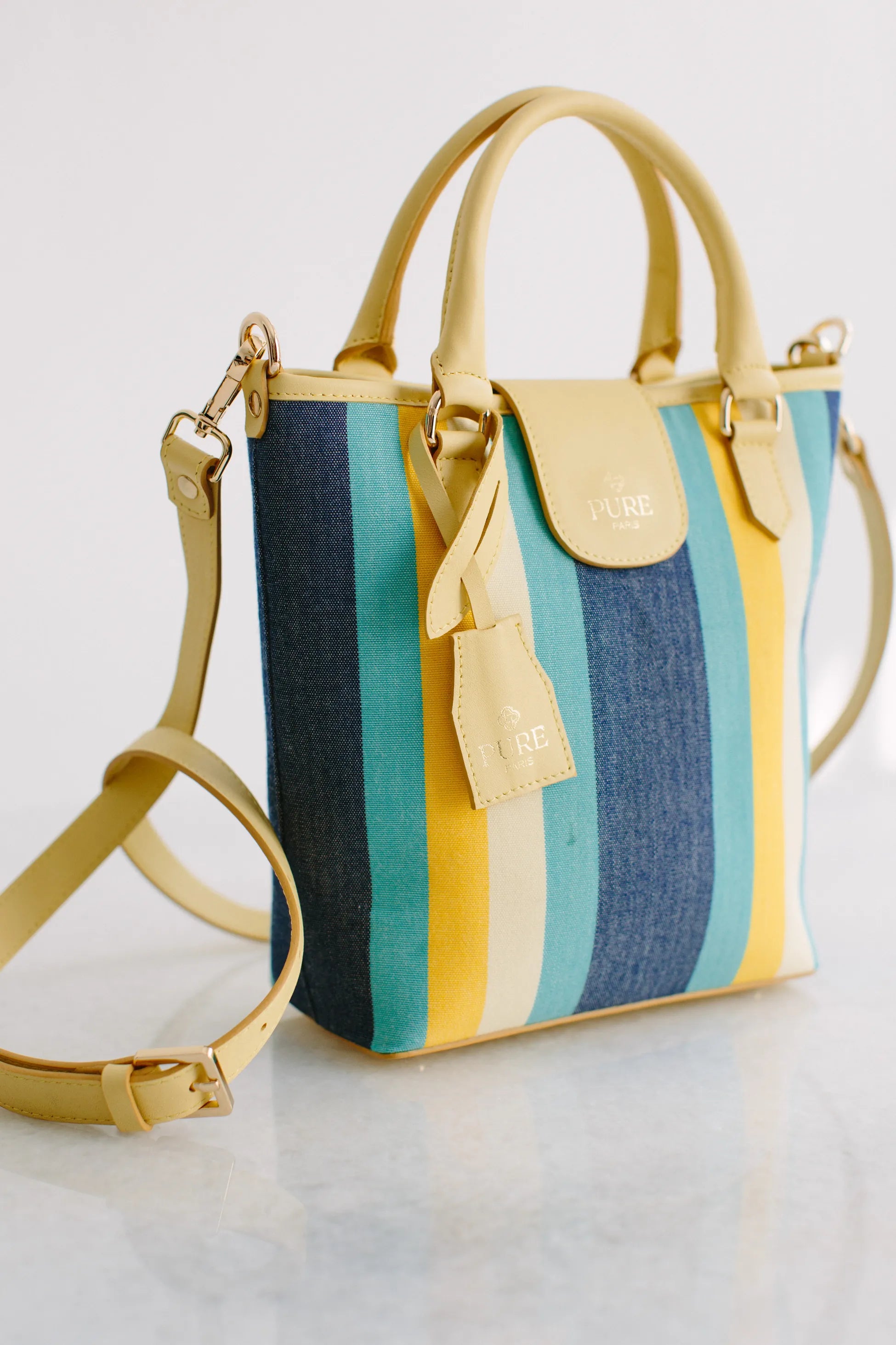 Pure Paris Resort Tote Bag – Sunrise Blue