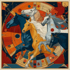 Rythme Du Cheval İpek Fular 