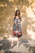 Pure Paris-Safari Askılı Keten Midi Elbise-Elbise-1-Milagron.com