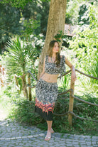 Safari Büstiyer Ve Midi Etek Takım