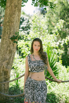 Safari Büstiyer Ve Midi Etek Takım