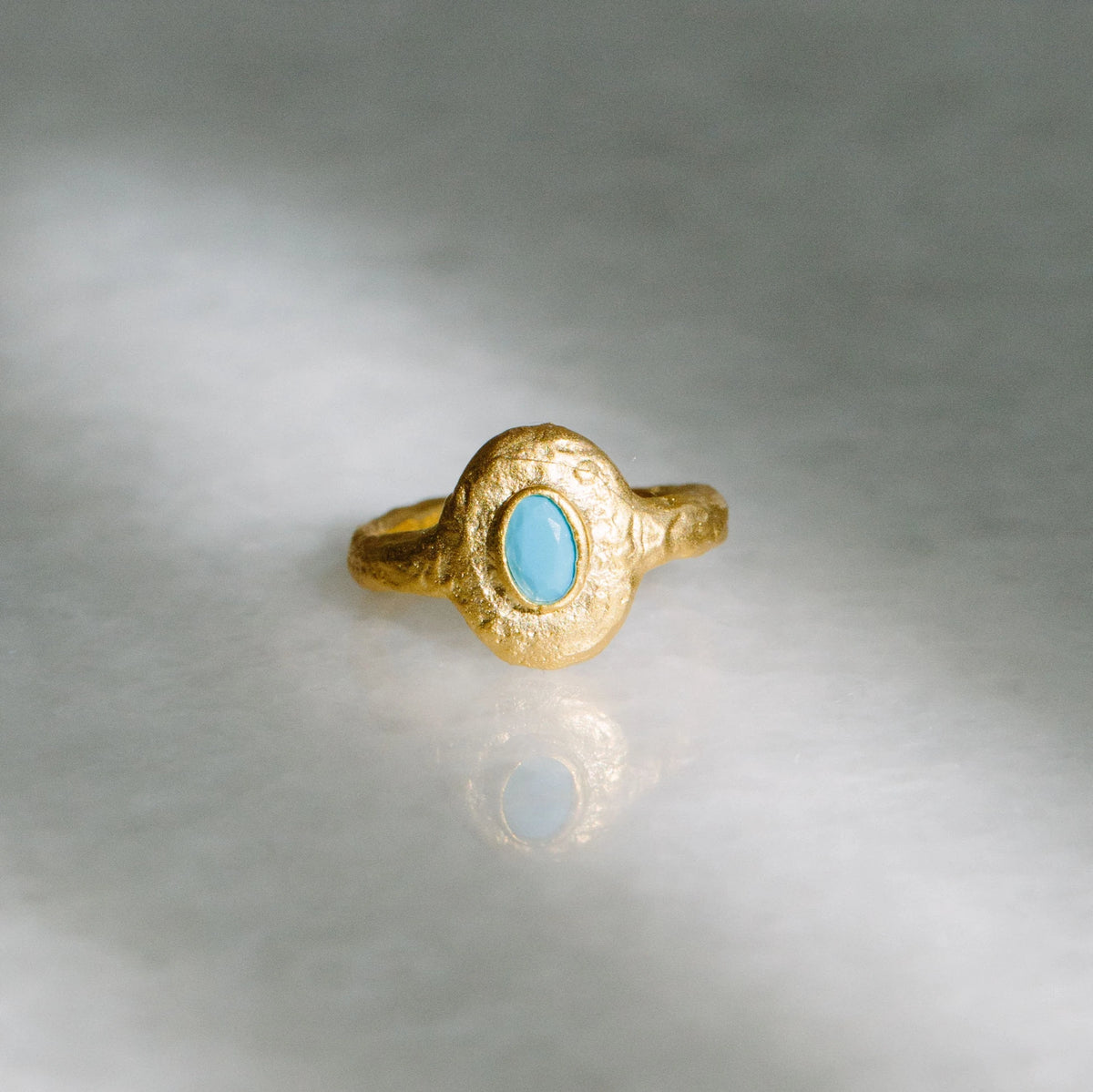 Seraphina Yüzük - Turquoise Blue