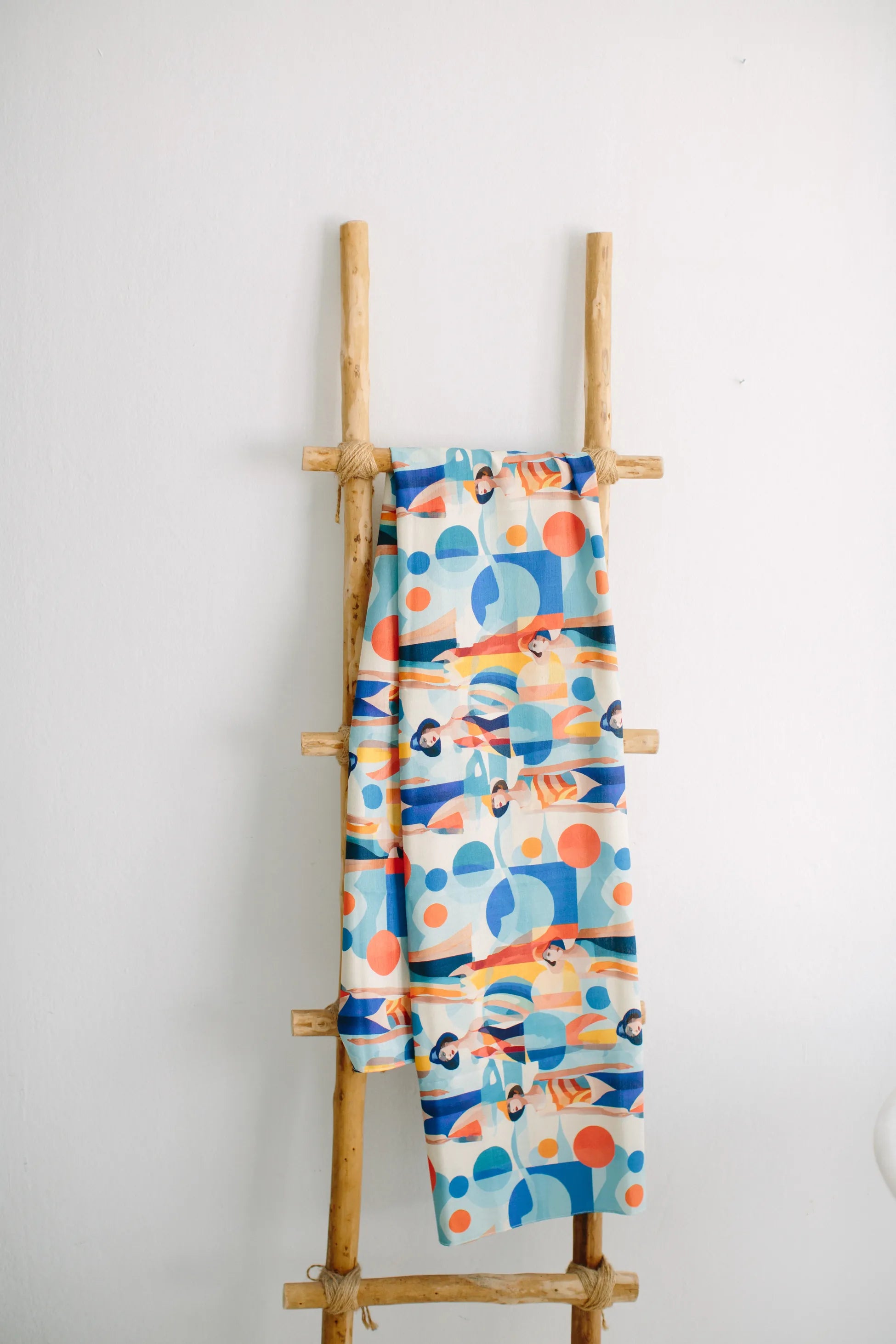Pure Paris-Sonia Bleu Keten Bandana & Pareo-Pareo & Bandana-8-Milagron.com