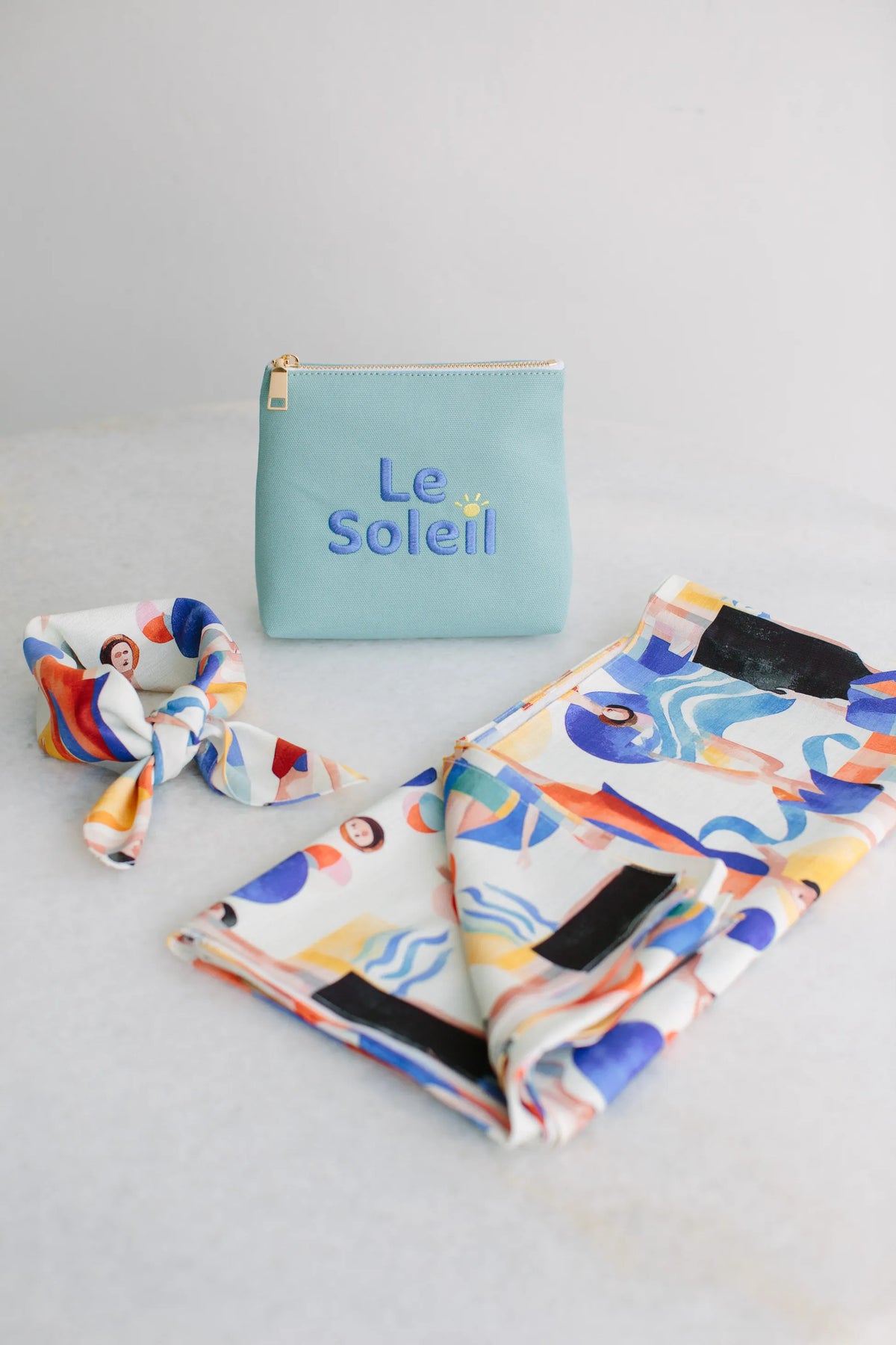 Pure Paris-Sonia Creme Keten Bandana & Pareo-Pareo & Bandana-6-Milagron.com