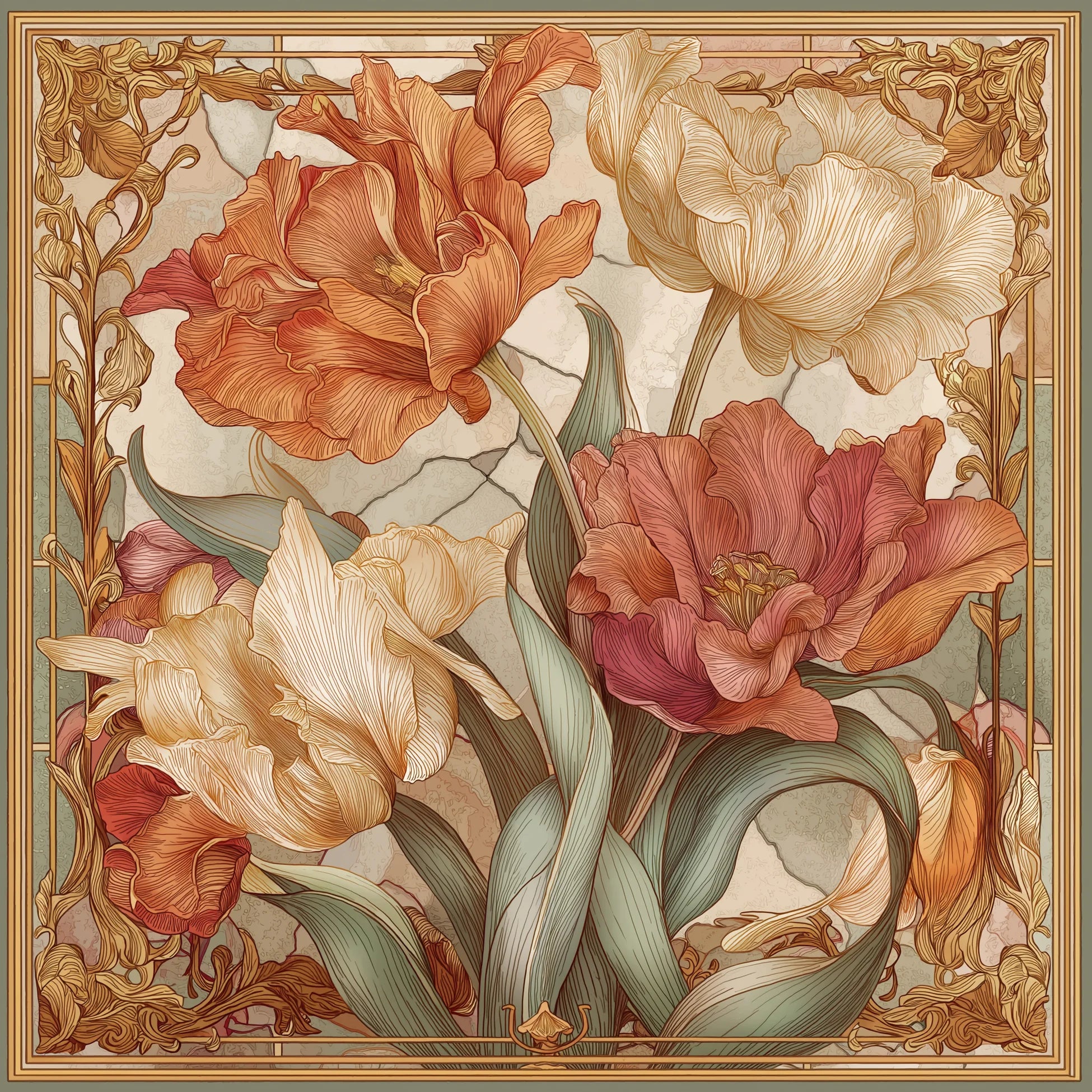 Terra Dorée İpek Fular 