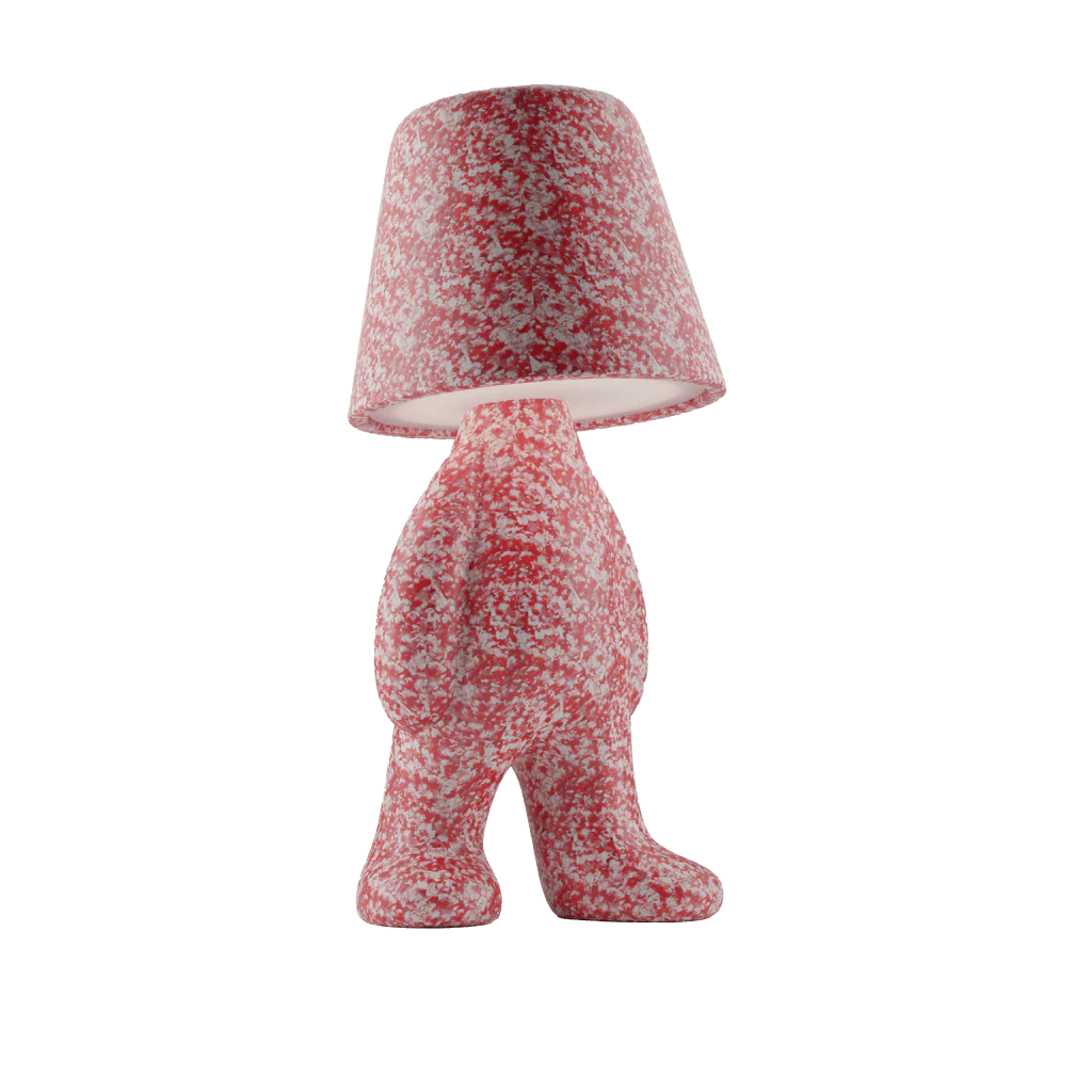 Qeeboo-Bigger Brother Mix Kırmızı Led Masa Aydınlatması-Dekoratif Aydınlatma-3-Milagron.com