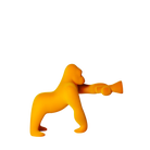 Qeeboo-Kong Xs Altın Sarısı Kadife Masaüstü Aydınlatması-Dekoratif Aydınlatma-2-Milagron.com