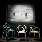 Qeeboo-Loop Beyaz Sandalye-Sehpa-4-Milagron.com