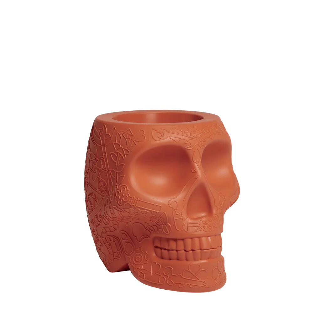 Qeeboo-Mexico Terracotta Saksı/şampanya Soğutucu-Dekoratif Saksı-3-Milagron.com