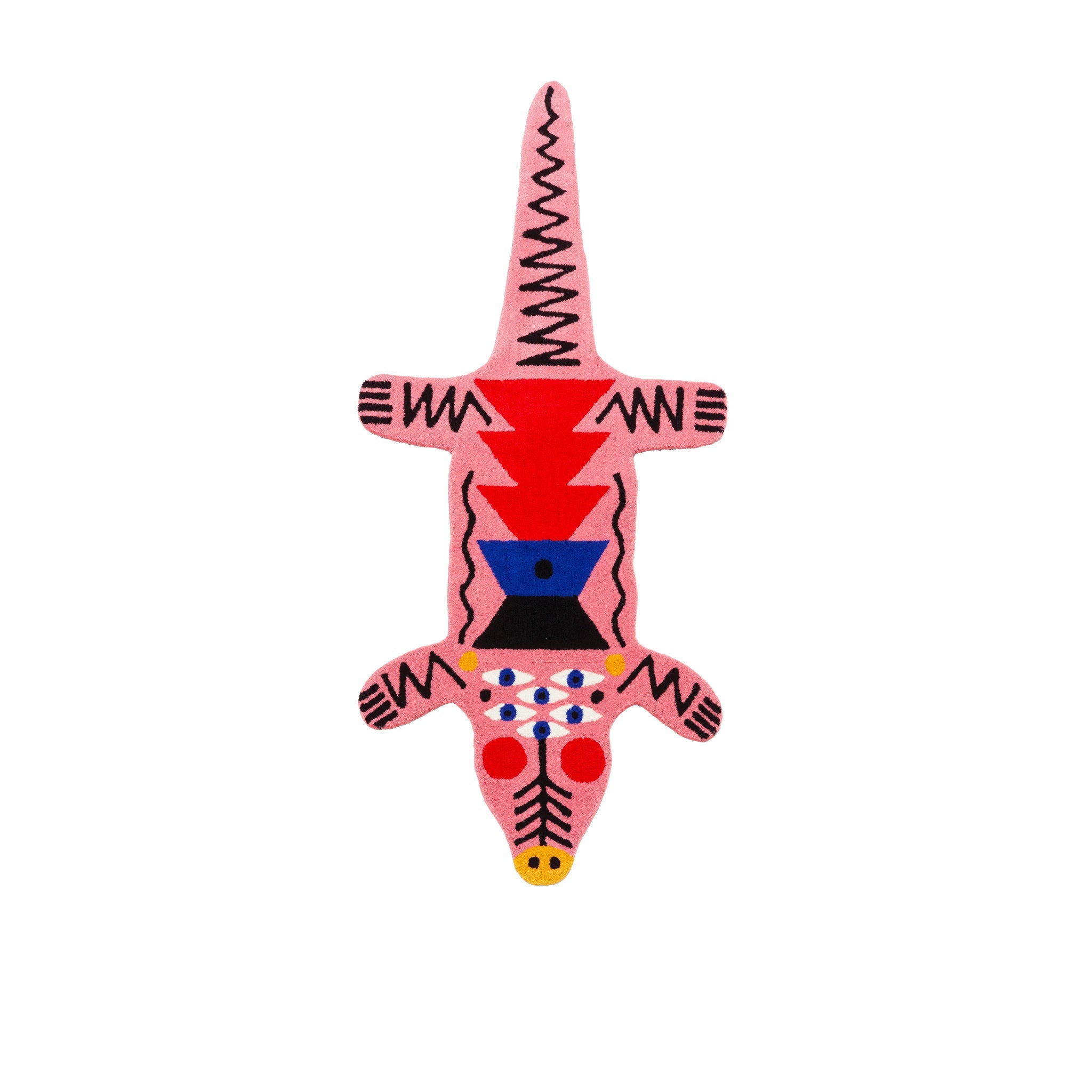 Oggian Crocopink Orta Boy Halı (74Cm X 165Cm)