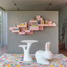 Rabbit Tree Beyaz İKi Başlıklı Sehpa