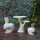 Rabbit Tree Beyaz İKi Başlıklı Sehpa