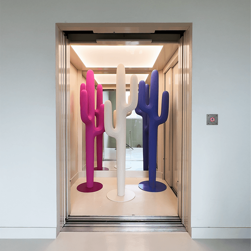 Qeeboo-Saguaro Mavi Menekşe Rengi Askılık-Askılık-3-Milagron.com