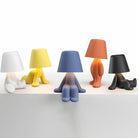 Qeeboo-Sweet Brothers Sam Açık Mavi Aydınlatma-Masa Lambası-4-Milagron.com