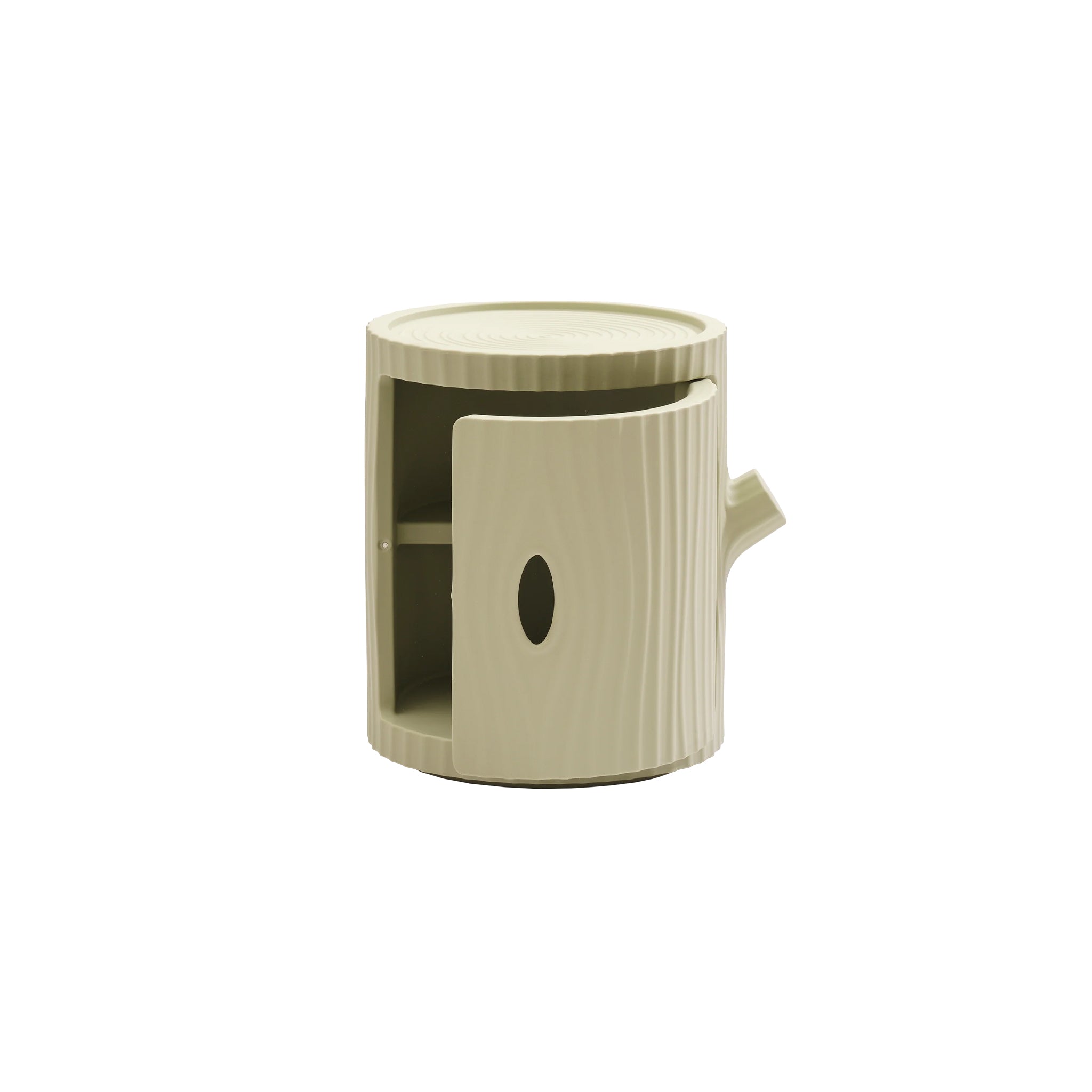 Qeeboo-Tronco Açık Yeşil Komodin-Komodin-1-Milagron.com