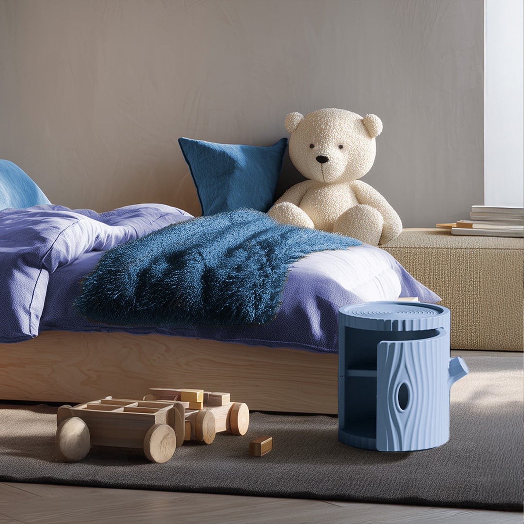 Qeeboo-Tronco Mavi Komodin-Komodin-2-Milagron.com