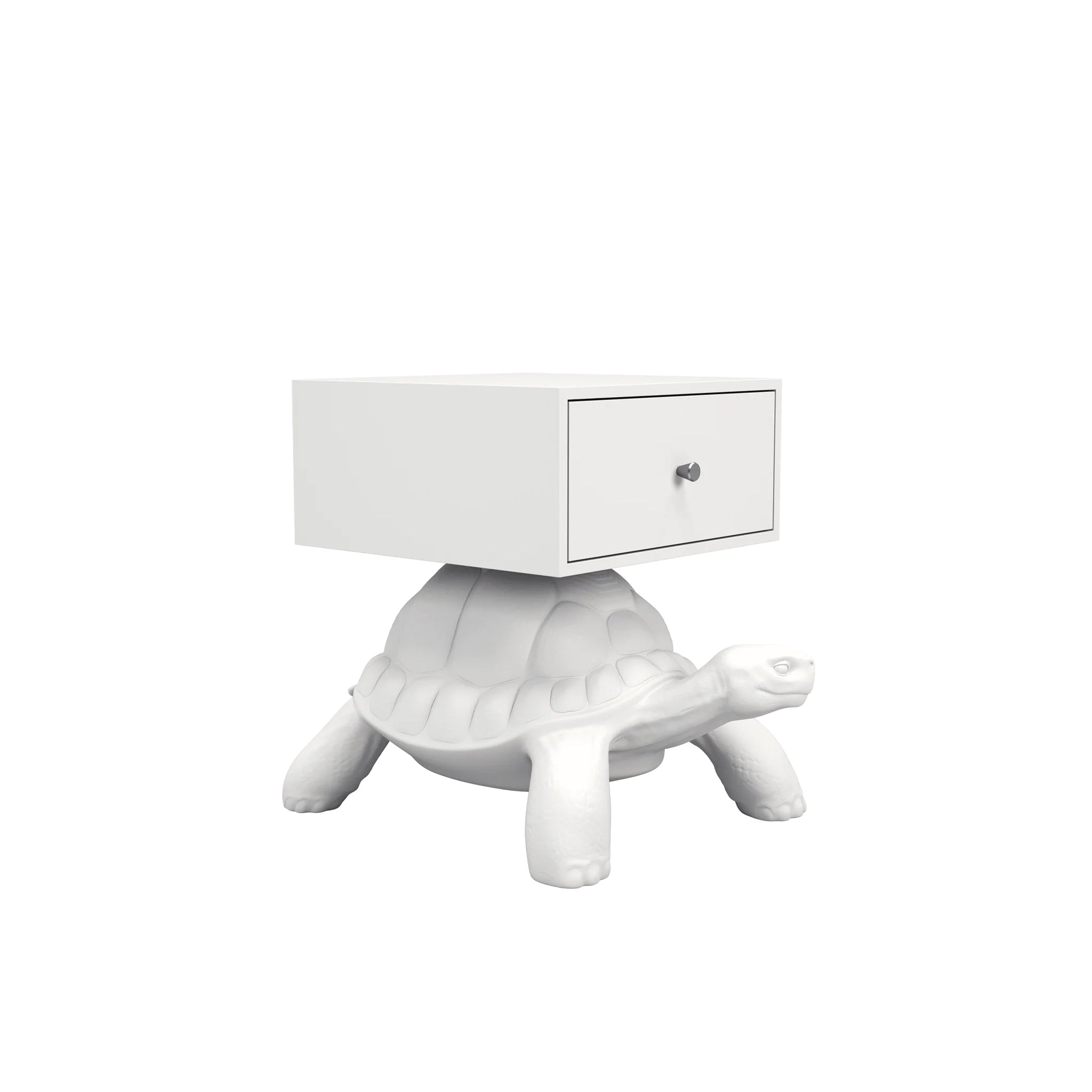 Qeeboo-Turtle Carry Beyaz Komodin-Komodin-1-Milagron.com