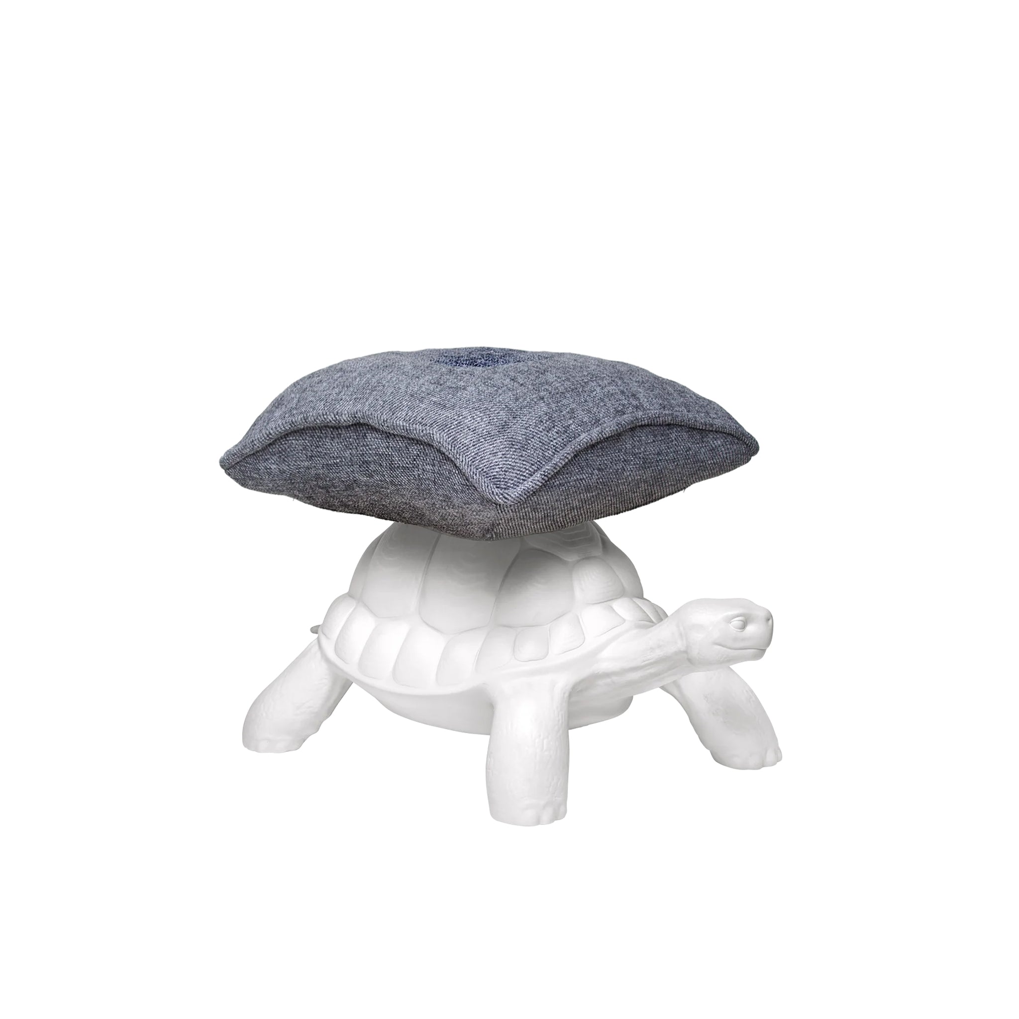 Turtle Carry Beyaz Puf