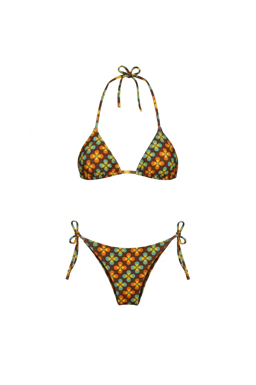 Quande-Aquatri Üçgen Bikini // Qn-927 Tek Alt-Bikini & Mayo-1-Milagron.com
